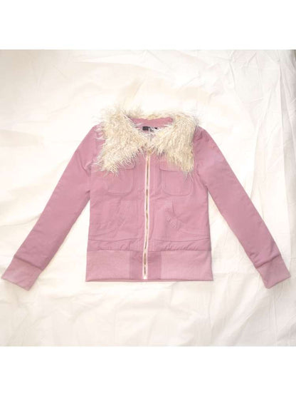 Slim Pocket Plush Collar Jacket【s0000015400】