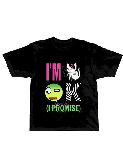 EMO hardcore skateboarding punk loose T-shirt【s0000013599】