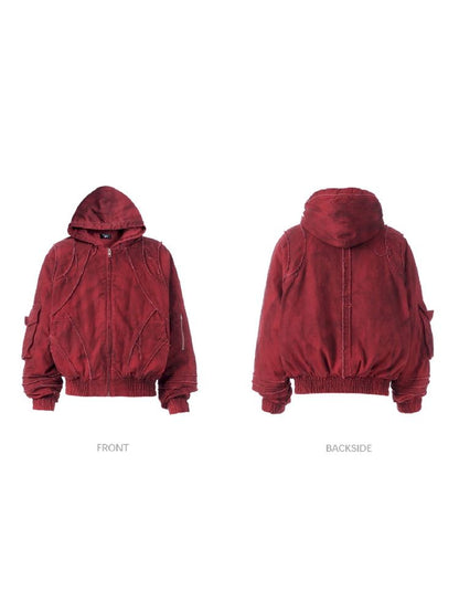 Raw Edge Short Cotton Jacket【s0000011355】