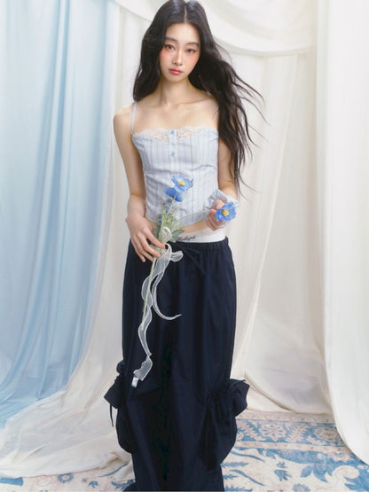 Sporty Loose Pockets Wide Leg Pants【s0000012157】