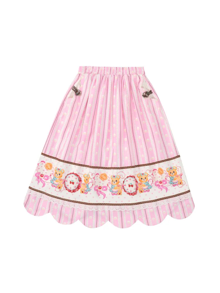 Floral Print Elastic Waist Skirt【s0000014161】 – SCULTURE