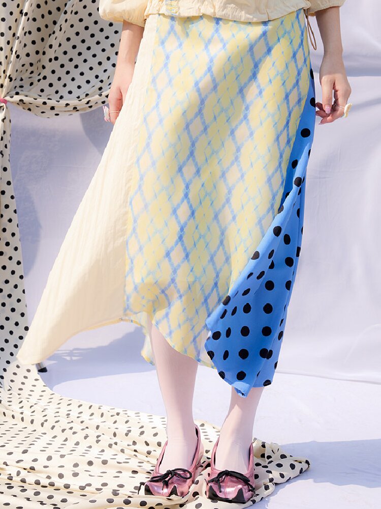 Twist Braid Patchwork Skirt Set【s0000015851】