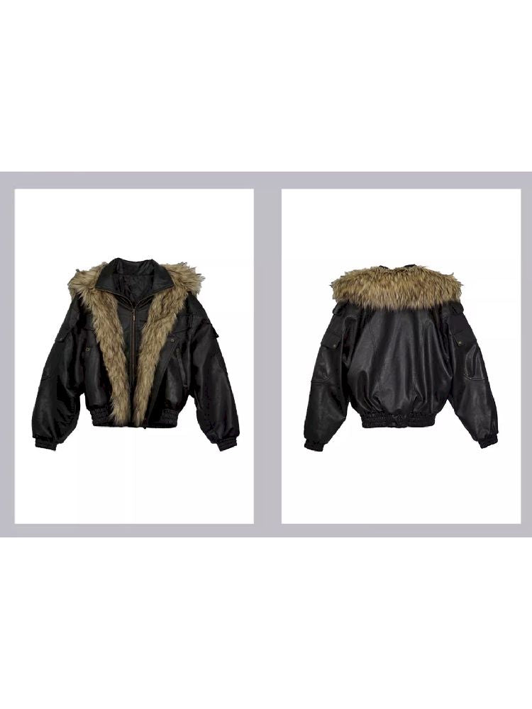 Removable FUR FLIGHT JACKET [S0000010762]