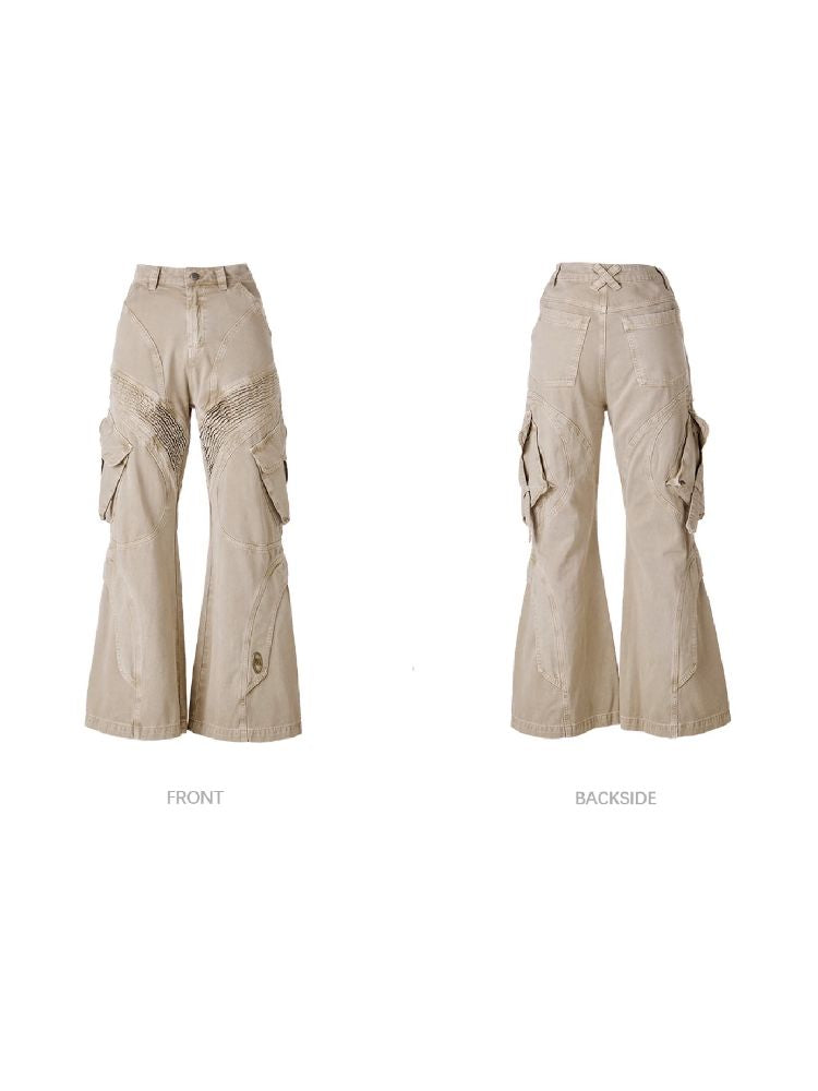 Micro Straight Leg Work Pants【s0000011363】