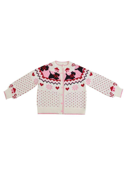 Bow Snowflake Island Wool Sweater【s0000015098】