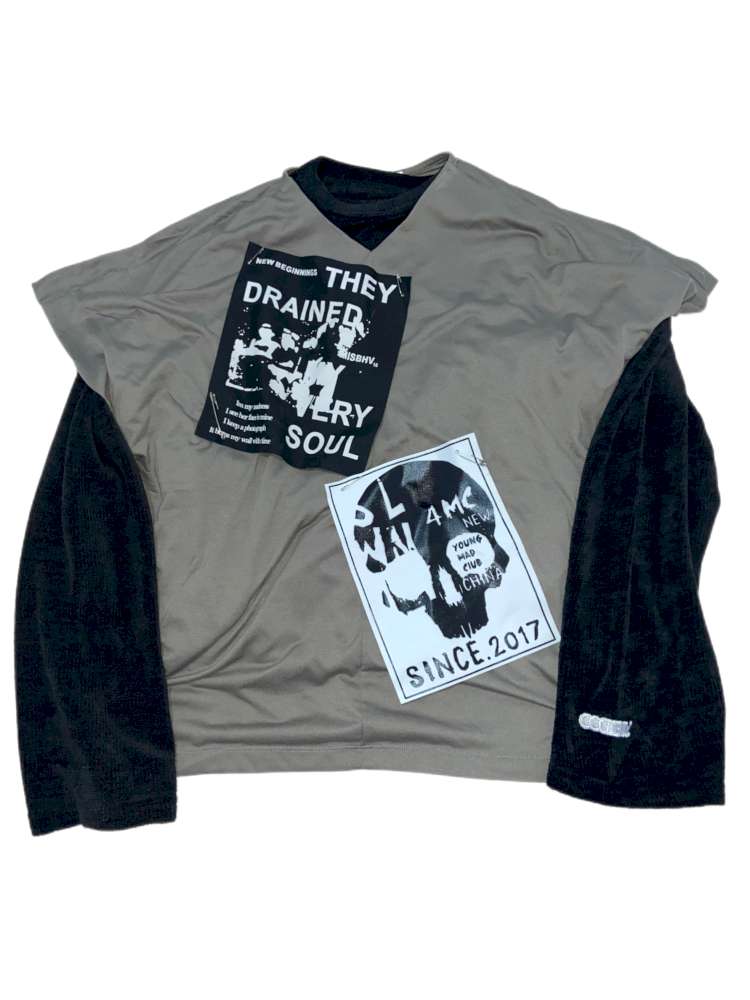 Dark Punk Chenille Two-Piece Set【s0000014622】