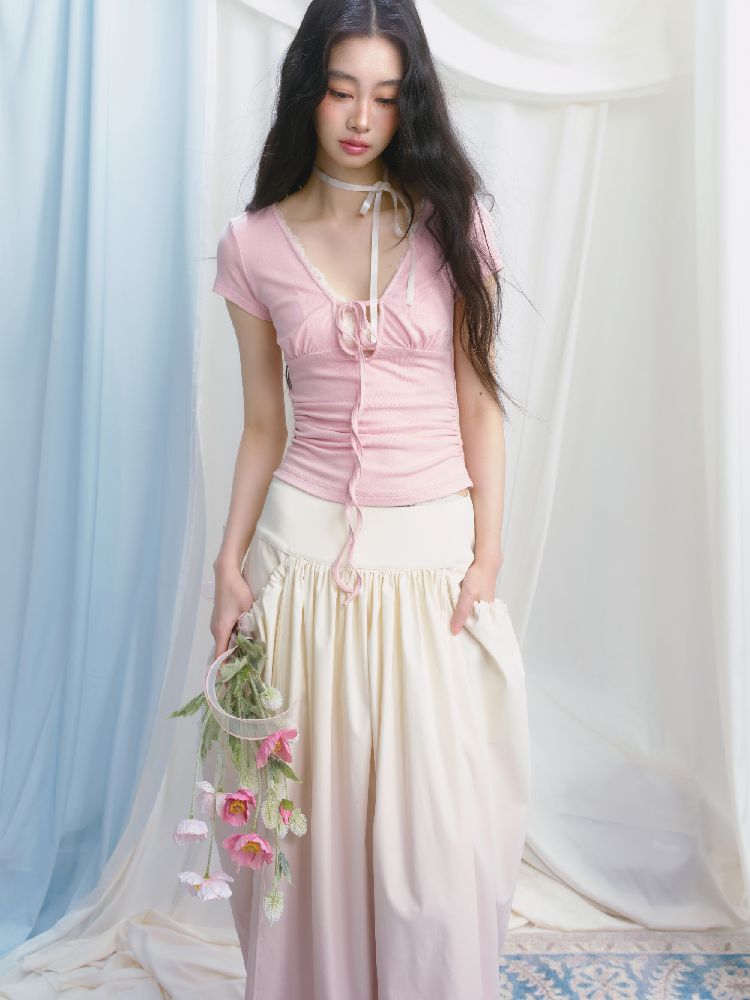 High-Waisted Half-Length Skirt【s0000012144】