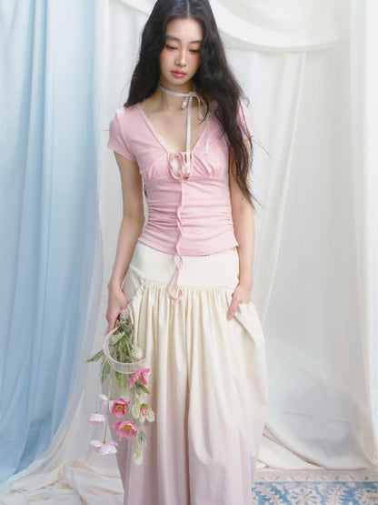 High-Waisted Half-Length Skirt【s0000012144】