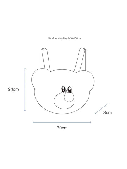 Apple Shaped Plush Backpack【s0000014152】
