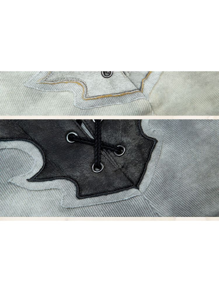 낮은 허리 반바지 2 개 레깅스 [S000011805]