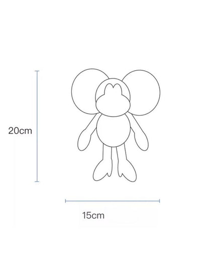 Small mouse microfiber leather handbag【s0000012826】