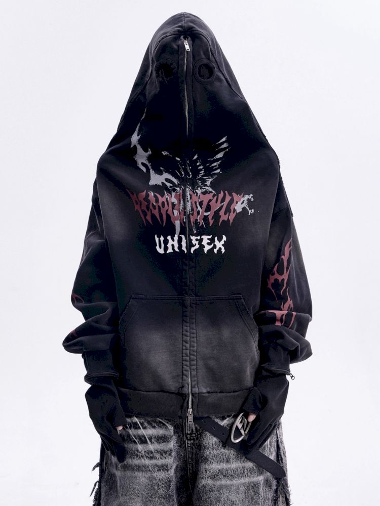 Glove Mask Hooded Sweatshirt【s0000013203】