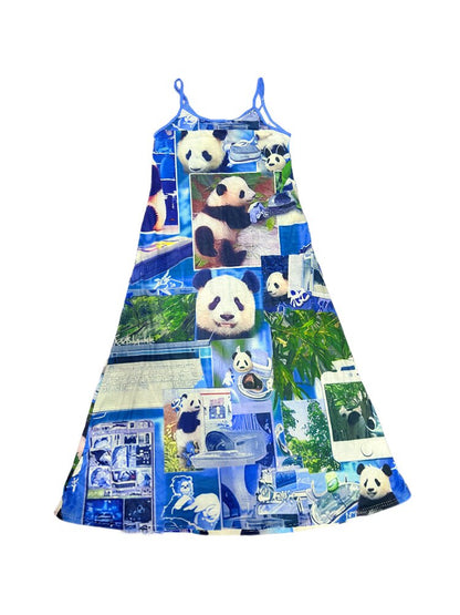 Y2K Fitted Print Slip Dress【s0000017710】