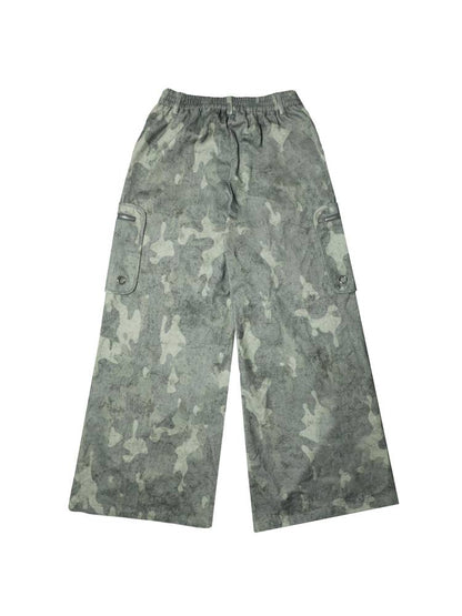 Rhinestone Paratrooper Camo Pants【s0000014449】