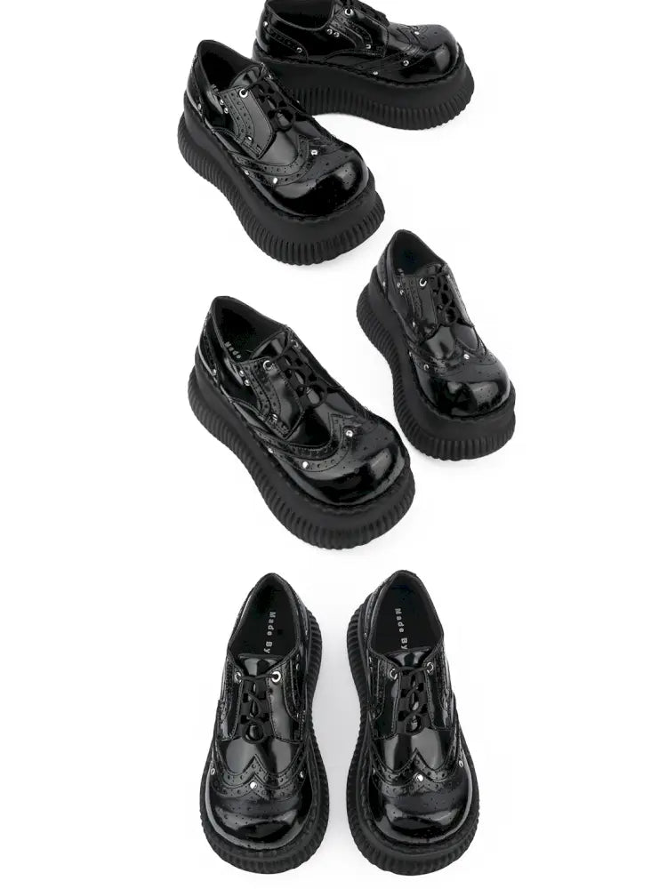 Sweet & Edgy Girls' Chunky Sole Sneakers【s0000014179】