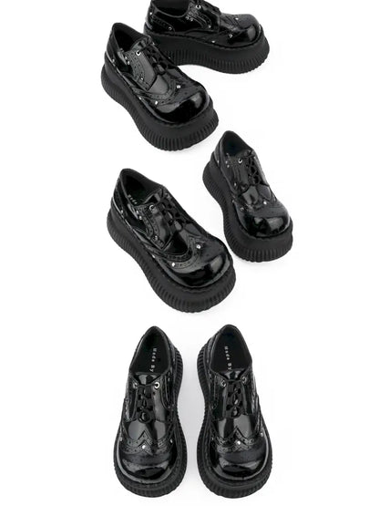 Sweet & Edgy Girls' Chunky Sole Sneakers【s0000014179】