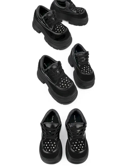 Punk-Chic Platform Ankle Boots【s0000014180】