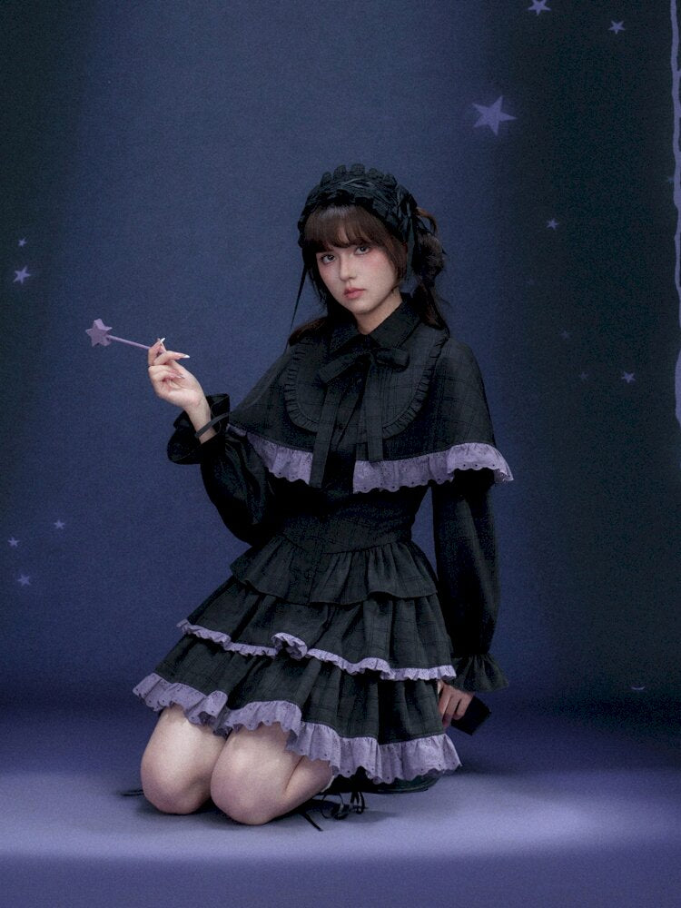 Astrology Magic Purple Cake Dress【s0000015446】