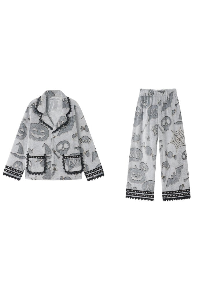 Soft Double Sided Fleece Pajamas【s0000015557】