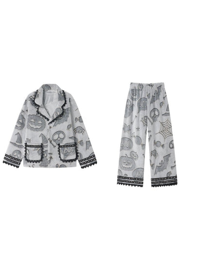 Soft Double Sided Fleece Pajamas【s0000015557】