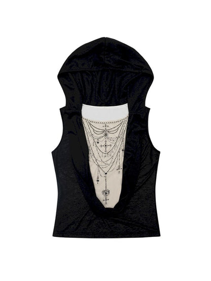 Necklace Rhinestone Swing Neck Vest【s0000012605】