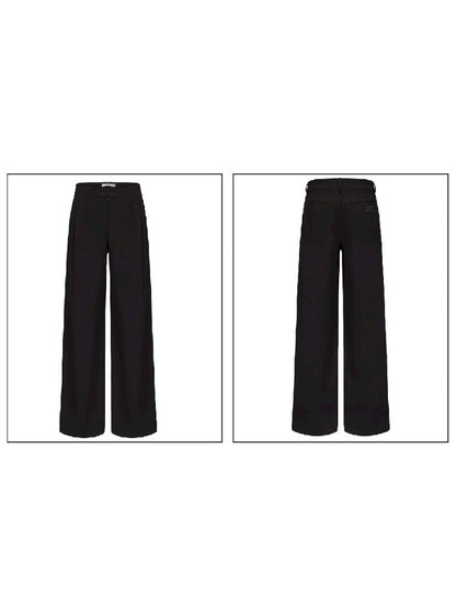 Skinny Pleated Western Pants【s0000010933】