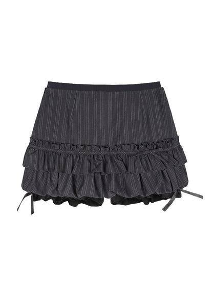 Souffle Double Waist Skirt Pants【s0000017866】