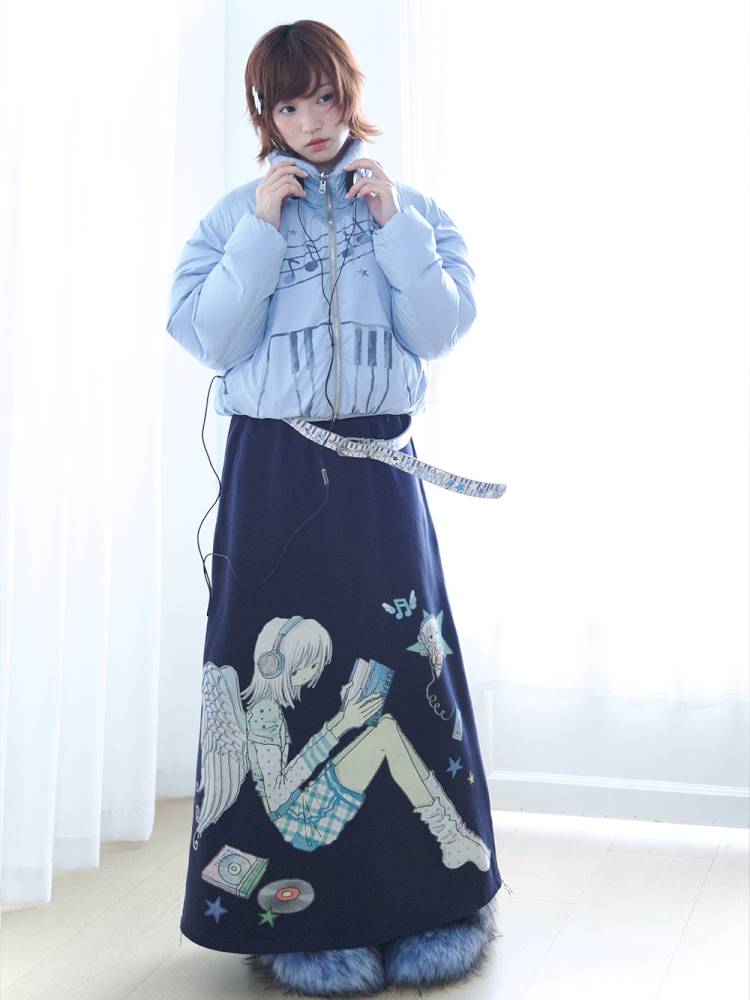 Zipper Half-Length Skirt【s0000014443】