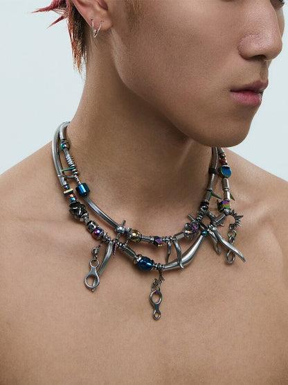 Futuristic Choker Clavicle Chain【s0000018882】