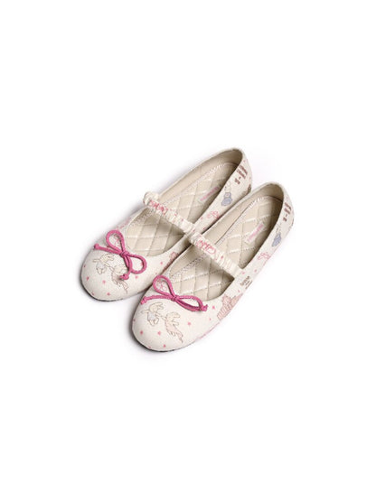 Bunny Adventure Print Ballet Shoe【s0000016128】