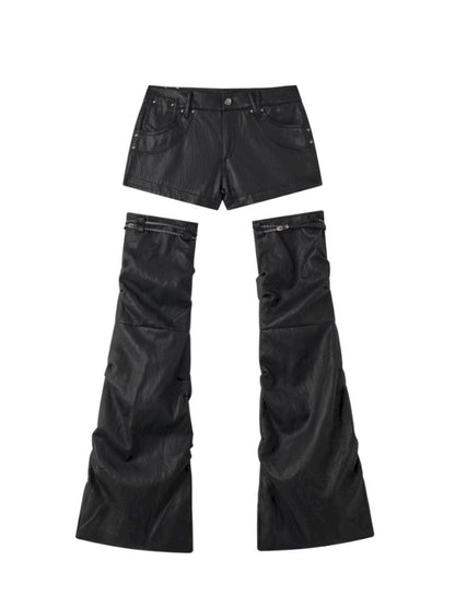 Soft Leather Short Leg Cover Set【s0000012688】