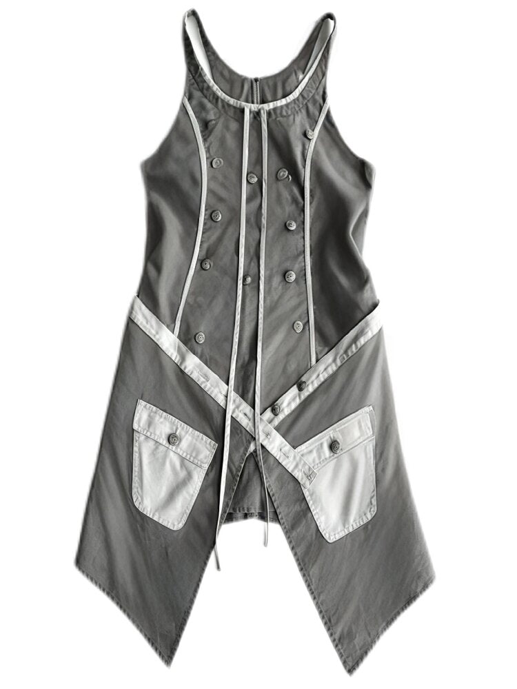 Medieval Pleated Slip Dress【s0000017977】