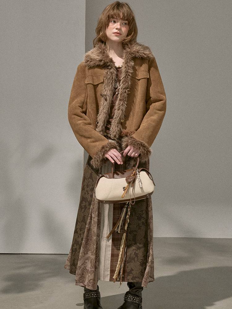 Faux Fur Collar Jacket【s0000014409】