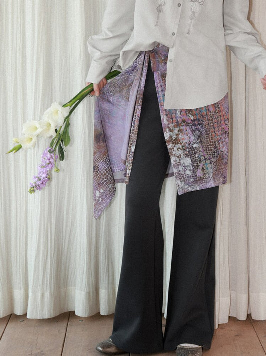 Twilight Printed Bell Bottoms【s0000015456】