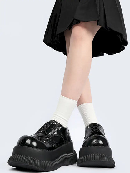 Sweet & Edgy Girls' Chunky Sole Sneakers【s0000014179】