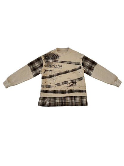 Wasteland Print Detachable Sweatshirt【s0000014831】