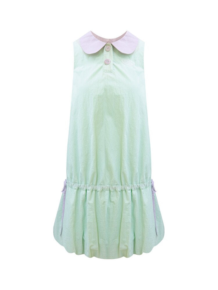 Mint Green Doll Collar Dress【s0000016614】