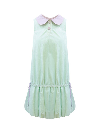 Mint Green Doll Collar Dress【s0000016614】