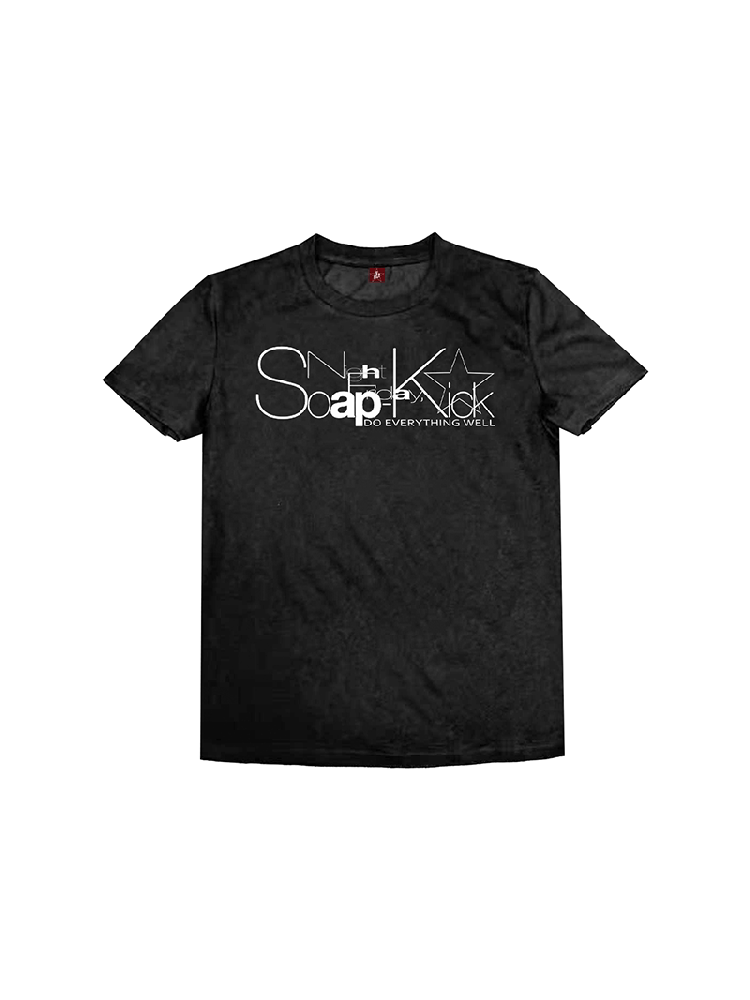 Reflective Silver Printed Slogan Tee【s0000018284】