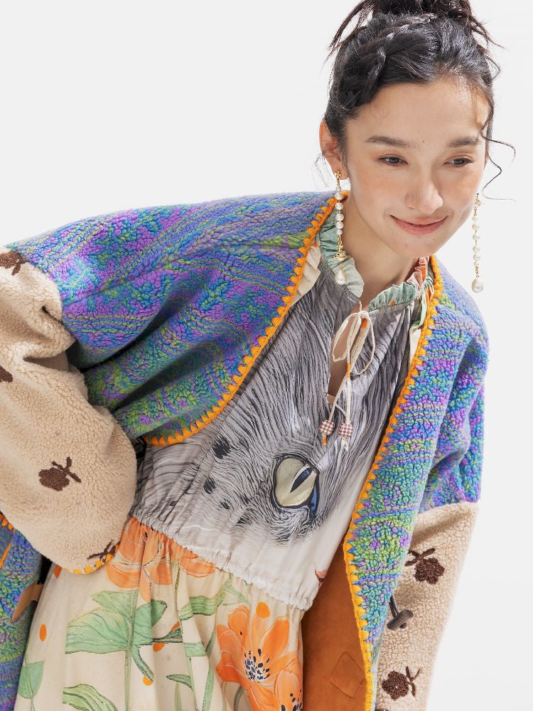 Shell Embroidered Loose Jacket【s0000011313】