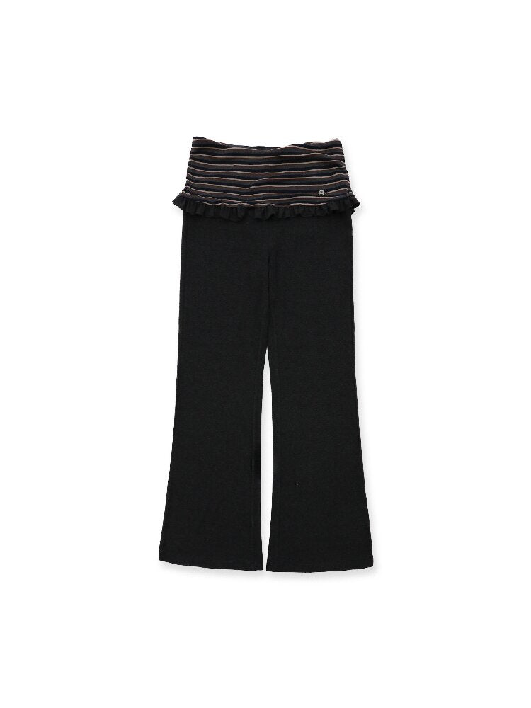 Contrasting Stripe Lace Trousers【s0000016120】