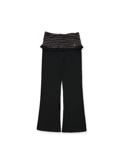 Contrasting Stripe Lace Trousers【s0000016120】