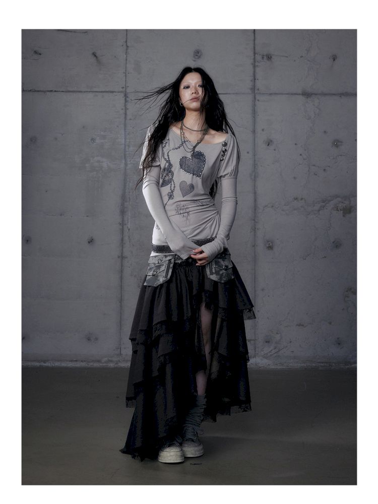 Long Sleeve Knit Bottom Shirt【s0000013465】