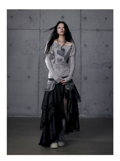 Long Sleeve Knit Bottom Shirt【s0000013465】