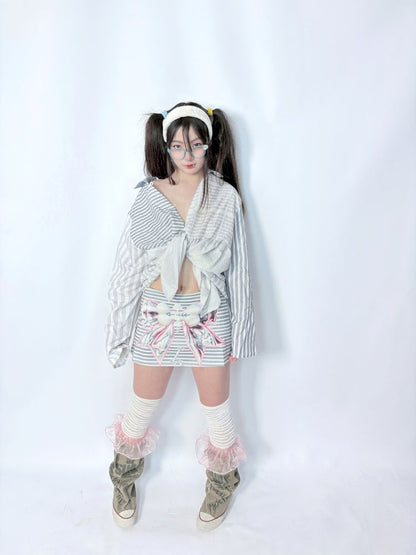 Loose casual versatile long-sleeved blouse【s0000013282】