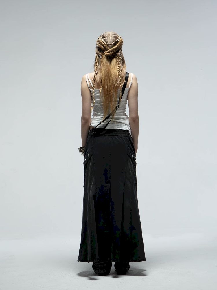 Backless Long Half Skirt【s0000012214】
