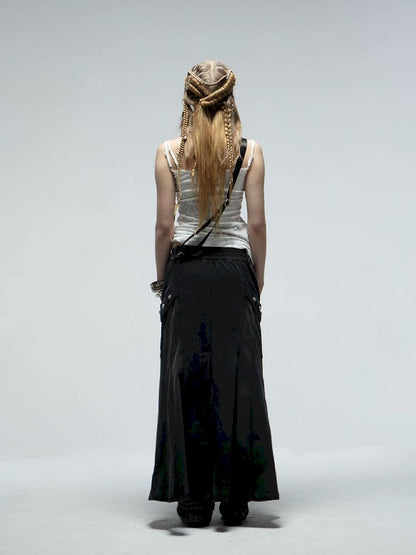 Backless Long Half Skirt【s0000012214】