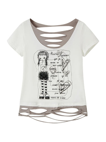 Fake Two Piece T-Shirt【s0000012421】