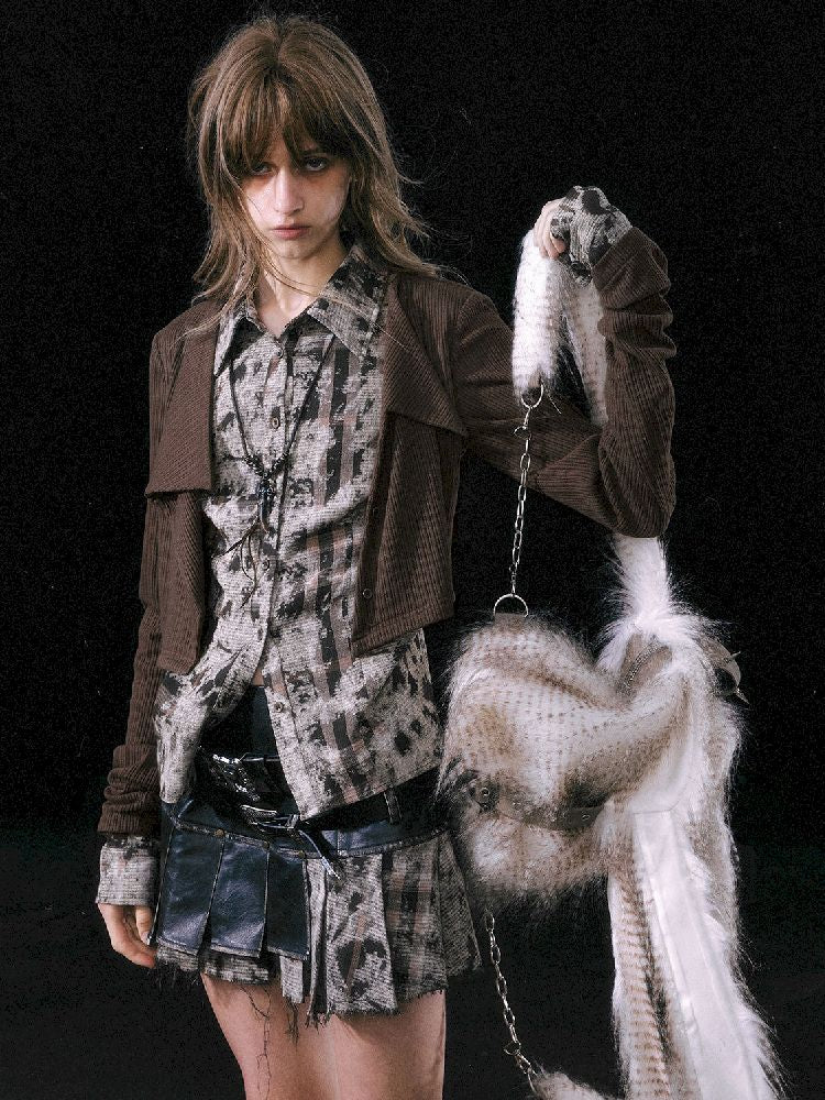 Rabbit Ears Furry Eco-Fur Showder Bag [S0000010749]