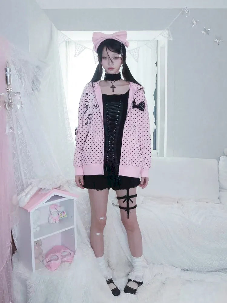 Lightweight Fleece Hoodie with Bunny Ears【s0000013970】